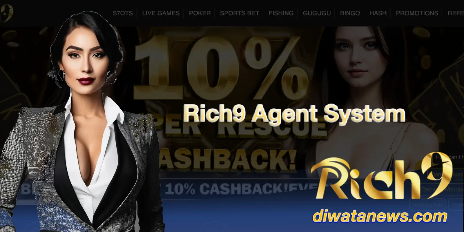 Rich9 Agent System: How to join as a partner and make Money at the North Pole