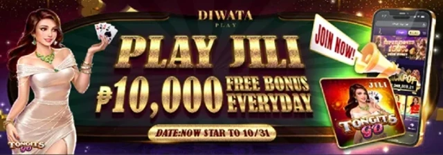 diwataplay-JILI-free-10000-bonus-banner