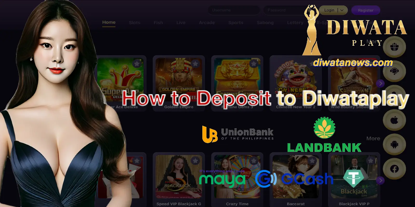 Guide for Deposits with Diwata Play: Swift and Secure ways to Top Up Your Account